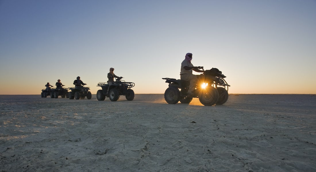 quad biking botswana